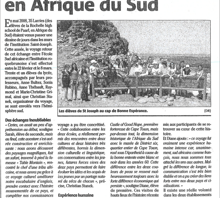 Voyage en Afrique du Sud