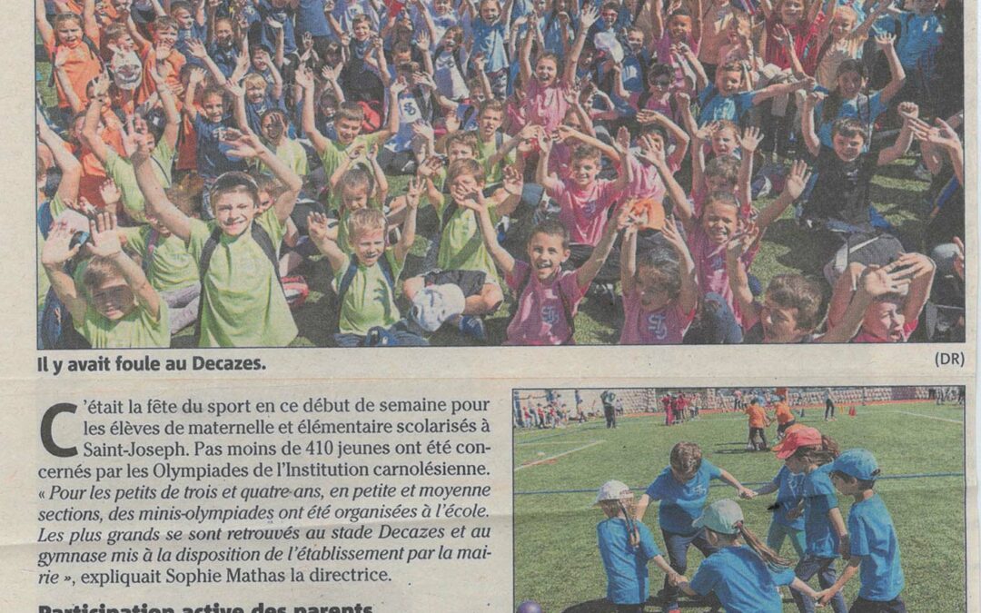 Olympiades de St-Joseph